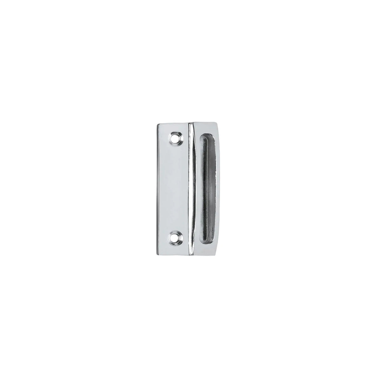 Intersteel chroom sluitplaat voor raamsluiting in modern strak interieur
