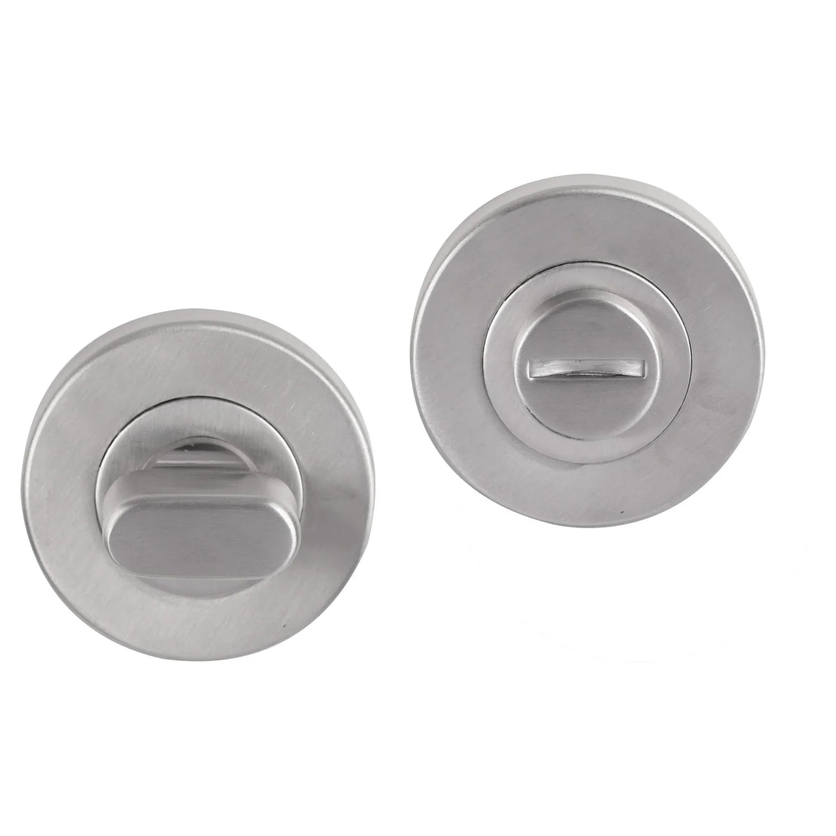 Chroom rozetten HUB met Aprile Comfort/Premium/Prestige rond en vierkant 52-53mm chroom mat/gepolijst, STILE 53mm, Intersteel verdekt en zichtbaar, Impresso plus WC- en cilinder-rozetten — 175 modellen voor villa-binnendeur met chroom-pakket.
