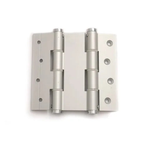 Deurveerscharnieren met DX Dulimex enkelwerkend 0540-120-0103 en dubbelwerkend 0540-120-0402 in staal verzinkt en RVS voor terugverende klap-deur in restaurant-keuken, magazijn of moderne villa met open-plan-uitvoering.