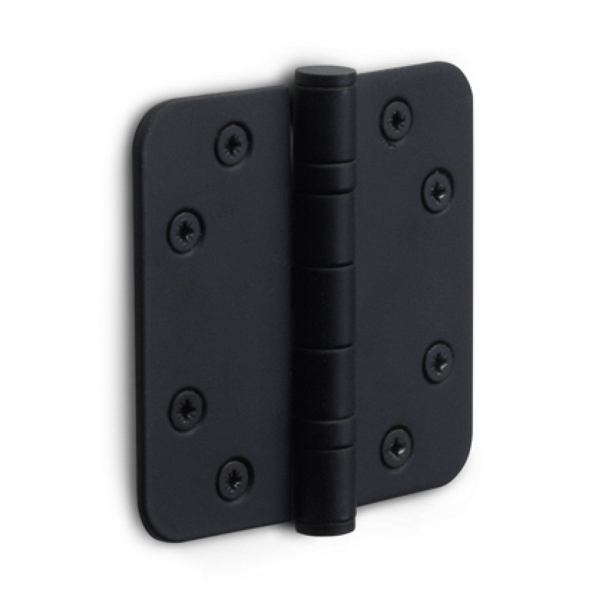 Formani LB-SA8989 satin black scharnier — zwart kogellagerscharnier 89x89mm voor binnendeur en lichte voordeur, satijn-mat-zwarte finish voor moderne nieuwbouw, industrieel-loft interieur en strakke renovatie.