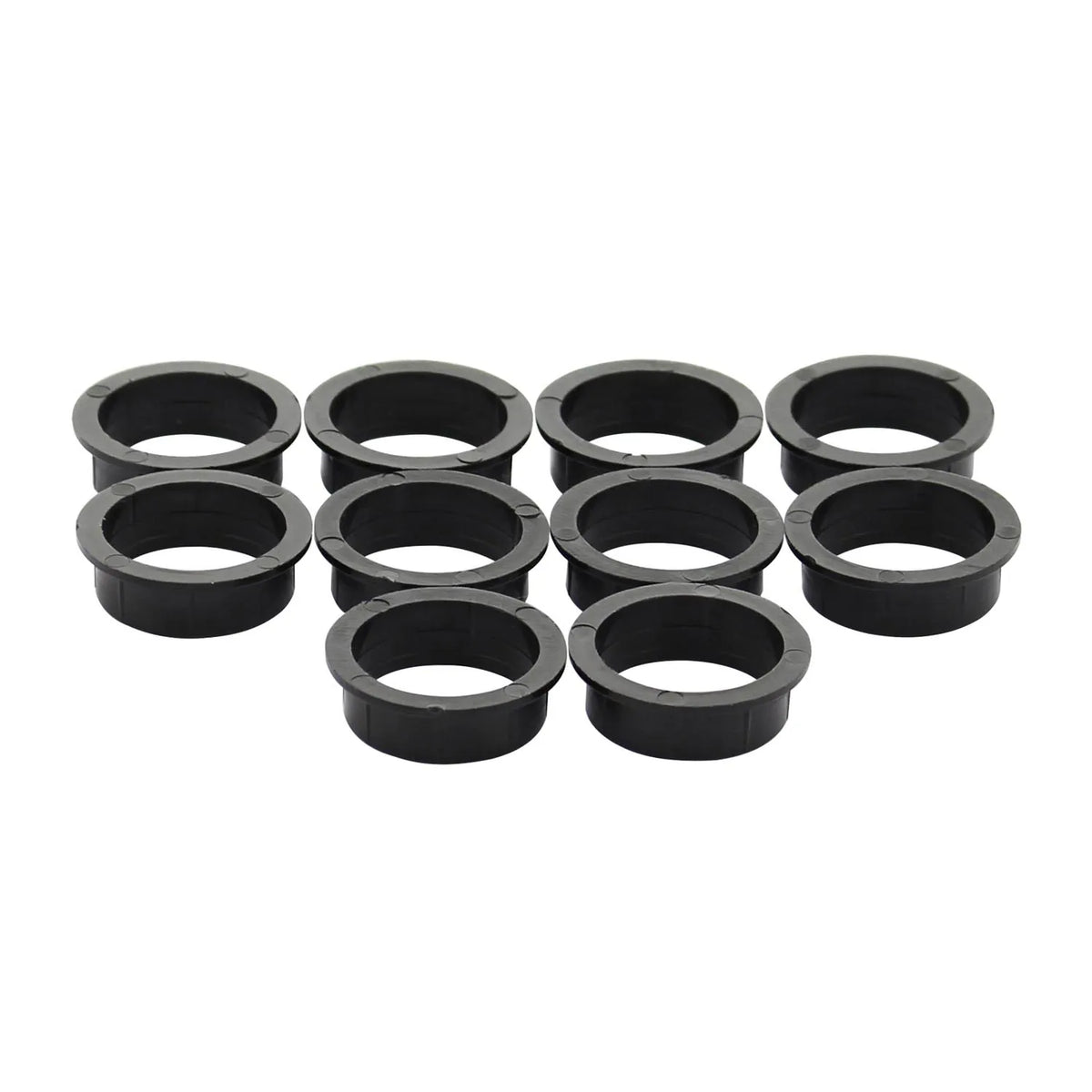 Intersteel en Dulimex DX-Ami nylon ringen 18-20 mm in wit, zwart en bruin — onderlegringen tussen deurkruk en rozet/schild voor slijtage-preventie en geluidsdemping