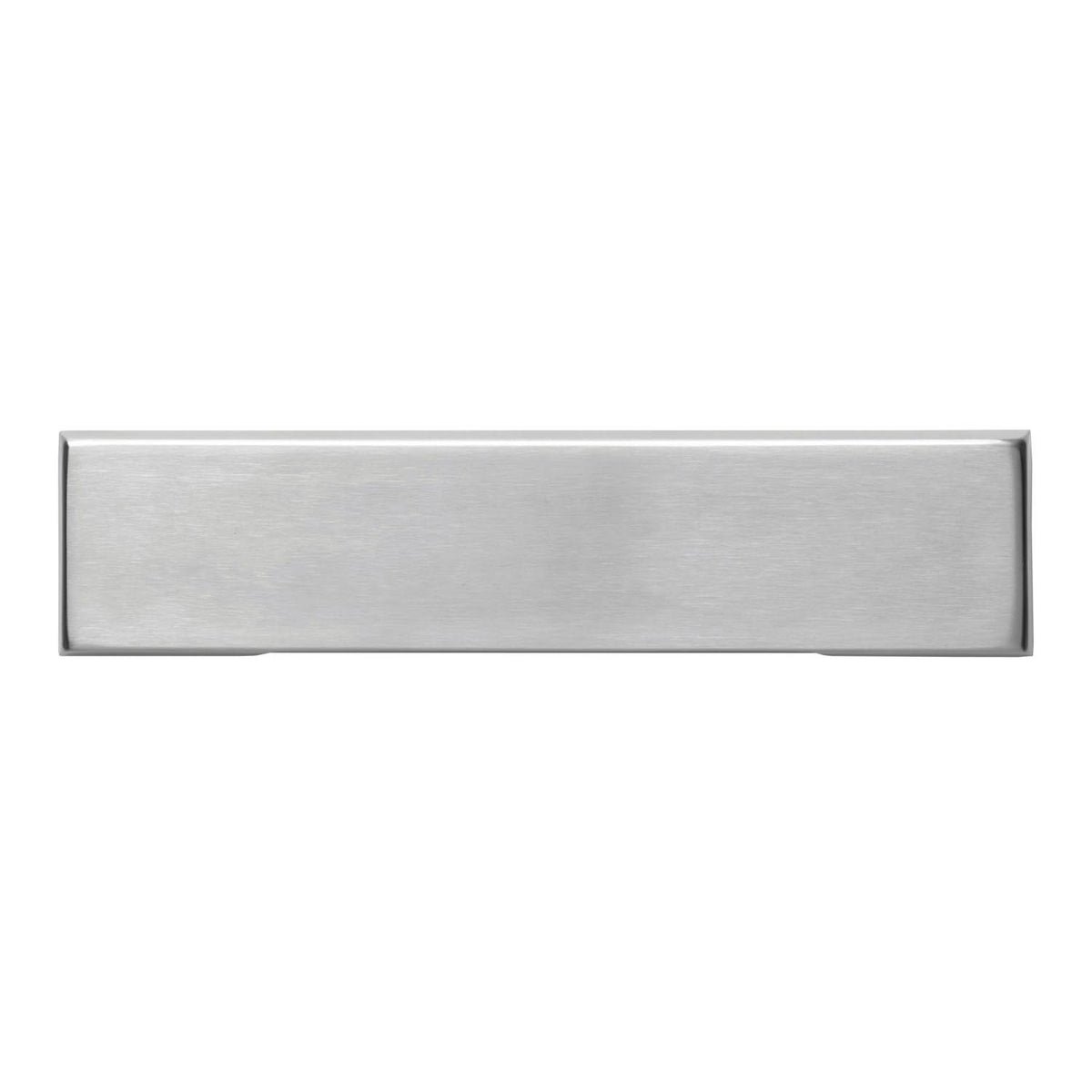 Intersteel RVS geborsteld briefplaat rechthoek verdekt buitendraaiend AISI 304 voor klassieke en moderne voordeur