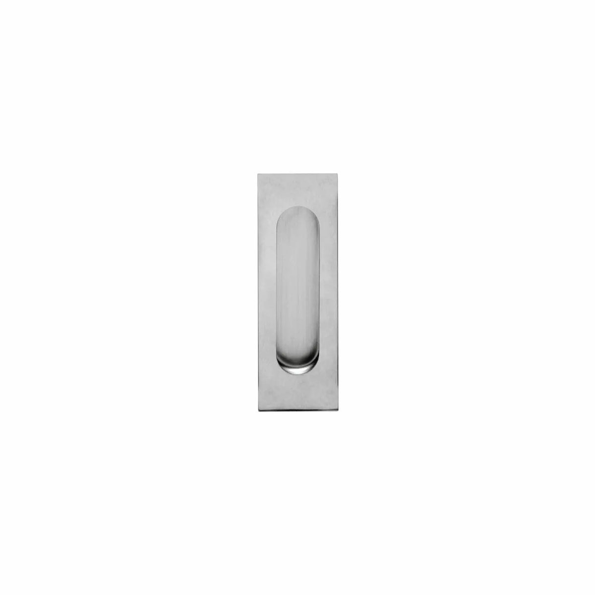 Intersteel RVS schuifdeurkom rechthoek 170×50 mm blind geborsteld AISI 304 voor moderne binnen-schuifdeur