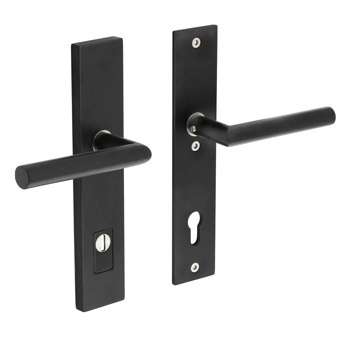 Intersteel veiligheidsbeslag rechthoekig met kerntrekbeveiliging mat zwart PC92