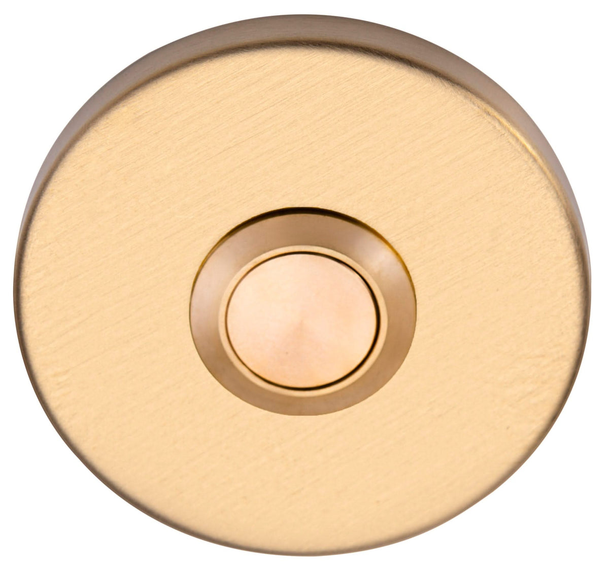 Intersteel Deurbel rond en rechthoekig verdekt messing getrommeld en gelakt, Ovaal en Rechthoek Verdekt PVD Messingkleur, Artitec Mi Satori Beldrukker Elegant en Vivo messing antiek plus Deurklopper Anello messing antiek — gouden deurbellen.
