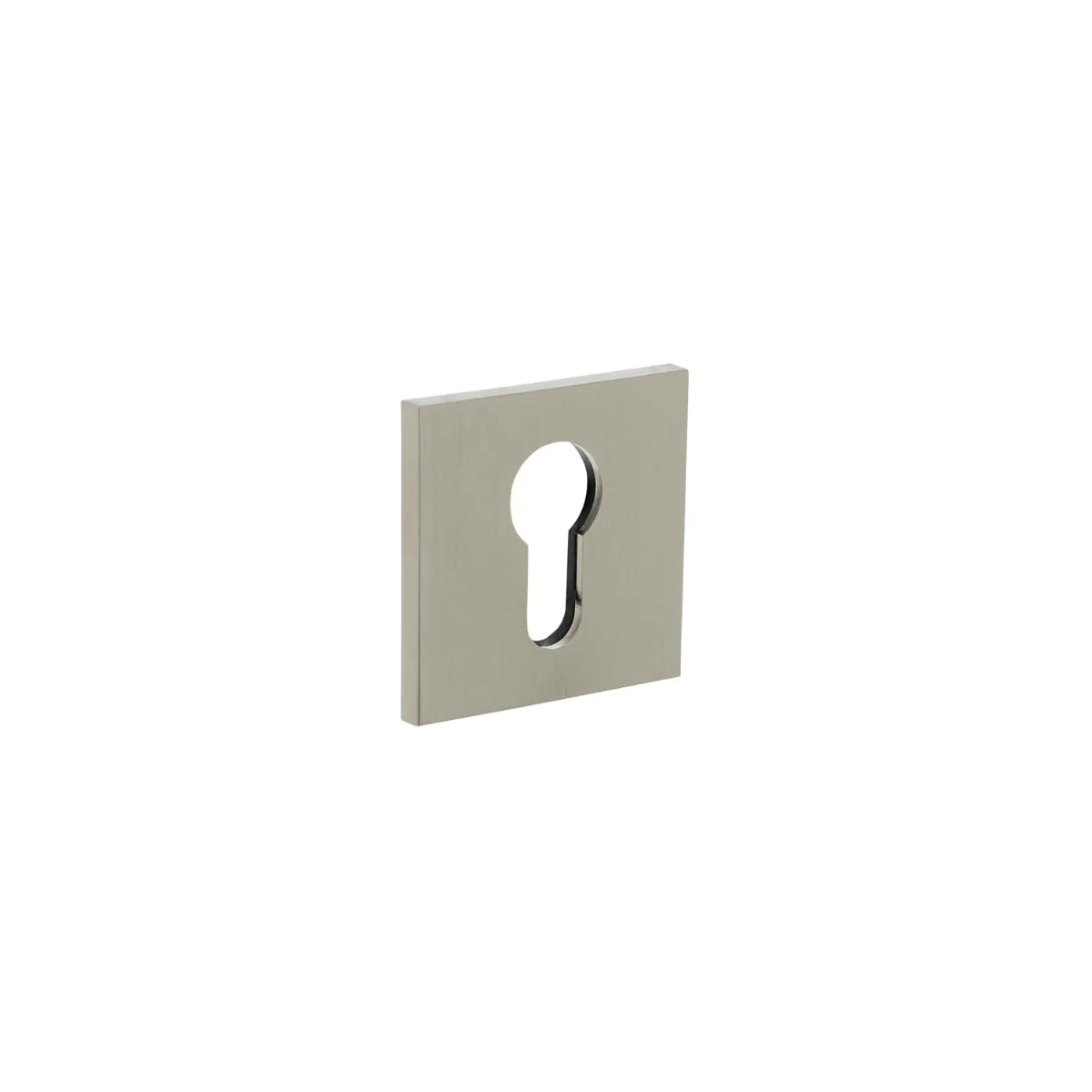 Profielcilinder rozet vierkant 50×50 mm of 53×53 mm — afdekrozet voor europrofielcilinder in moderne strakke deuren