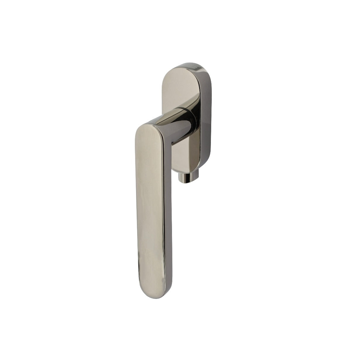 Nikkel raamkruk afsluitbaar — Intersteel Ton, Artitec Mi Satori SKG2 en SKG3 draaikiepgarnituren plus Formani 1930-1952-serie in mat nikkel, glans nikkel met ebbenhouten knop voor PKVW-inbraakwering