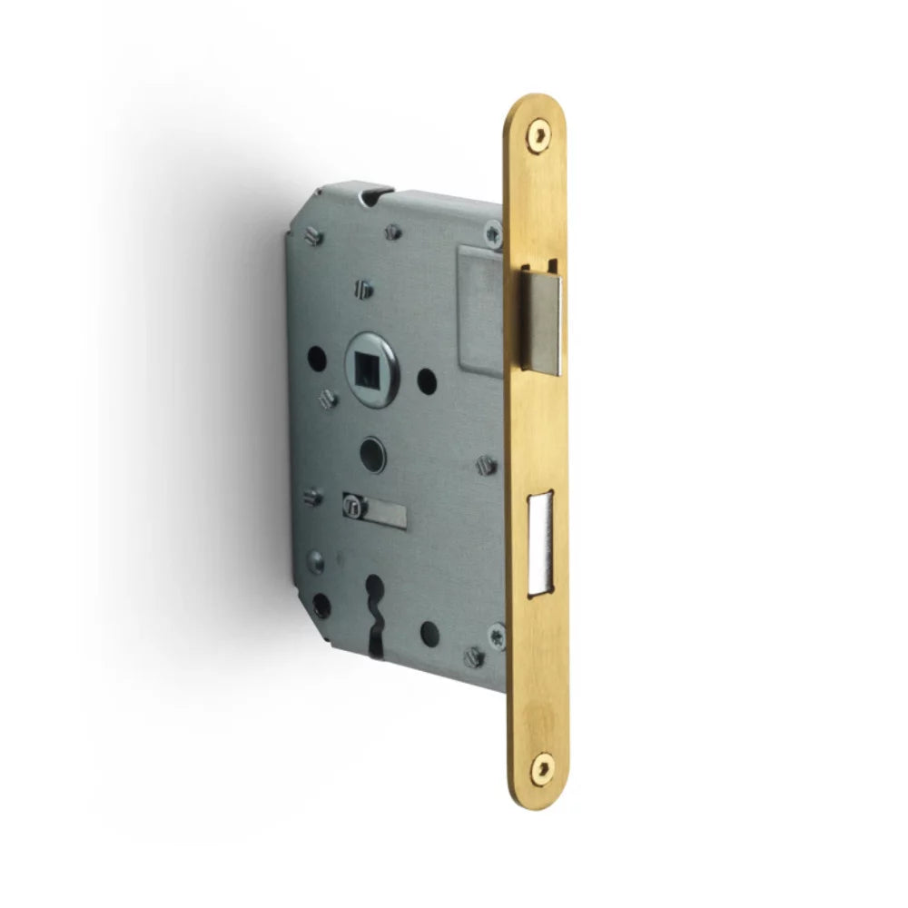 Formani BASICS LBLA-N56 deurslot sleutel afgerond PVD mat goud, FMB Woningbouw dag en nachtslot SL56 PVD Goud plus Artitec Mi Satori Dag/Nacht SL56 1200 Serie Messing Antiek, Ongelakt en Gelakt — gouden klaviersloten.