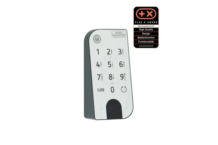 Burg-Wächter ENTRY 7711 Keypad afstandsbediening voor Elektronische Cilinder 5000 — slim keypad-systeem met PIN-code en afstandsbediening voor sleutel-loze voordeur in moderne villa en kantoor.
