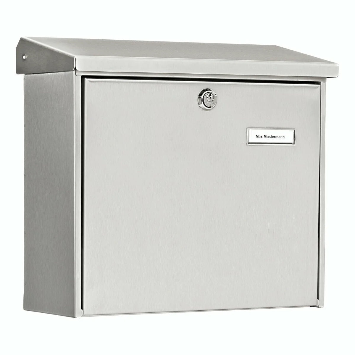 Intersteel RVS wandbrievenbus geborsteld AISI 304 modern met klep voor A4-formaat post