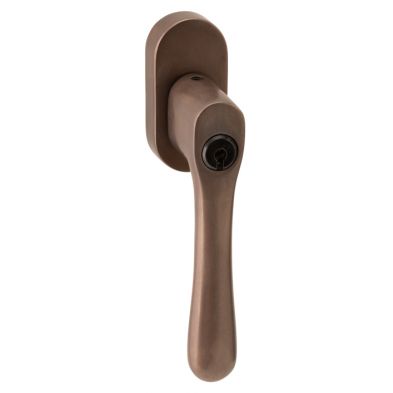 Bronzen afsluitbare raamkruk Artitec messing antiek brons