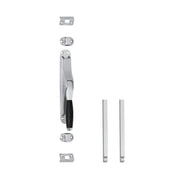 Intersteel pomp-espagnolet Ton 400 chroom mat/ebbenhout – vooraanzicht