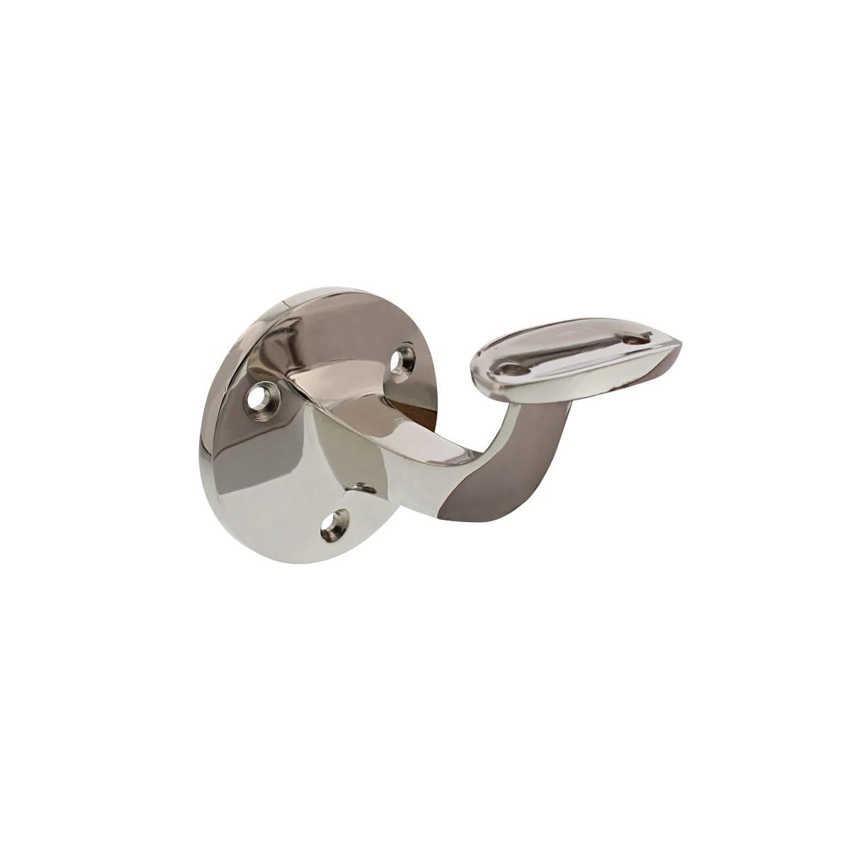 Intersteel leuninghouder opschroevend hol zadel nikkel – productafbeelding