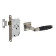 Intersteel deurbeslagset loopslot rvs/nikkel mat met deurkruk Ton Basic – vooraanzicht