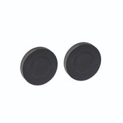 Intersteel Abdeckrosetten verdeckt ø53x10 mm in schwarz, Vorderansicht