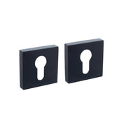 Intersteel Zylinderrosetten verdeckt 52x52 schwarz (Prolock)