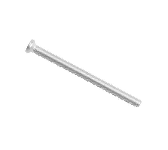 Intersteel verlengbout M6 voor veiligheidsbeslag, zilver, vooraanzicht