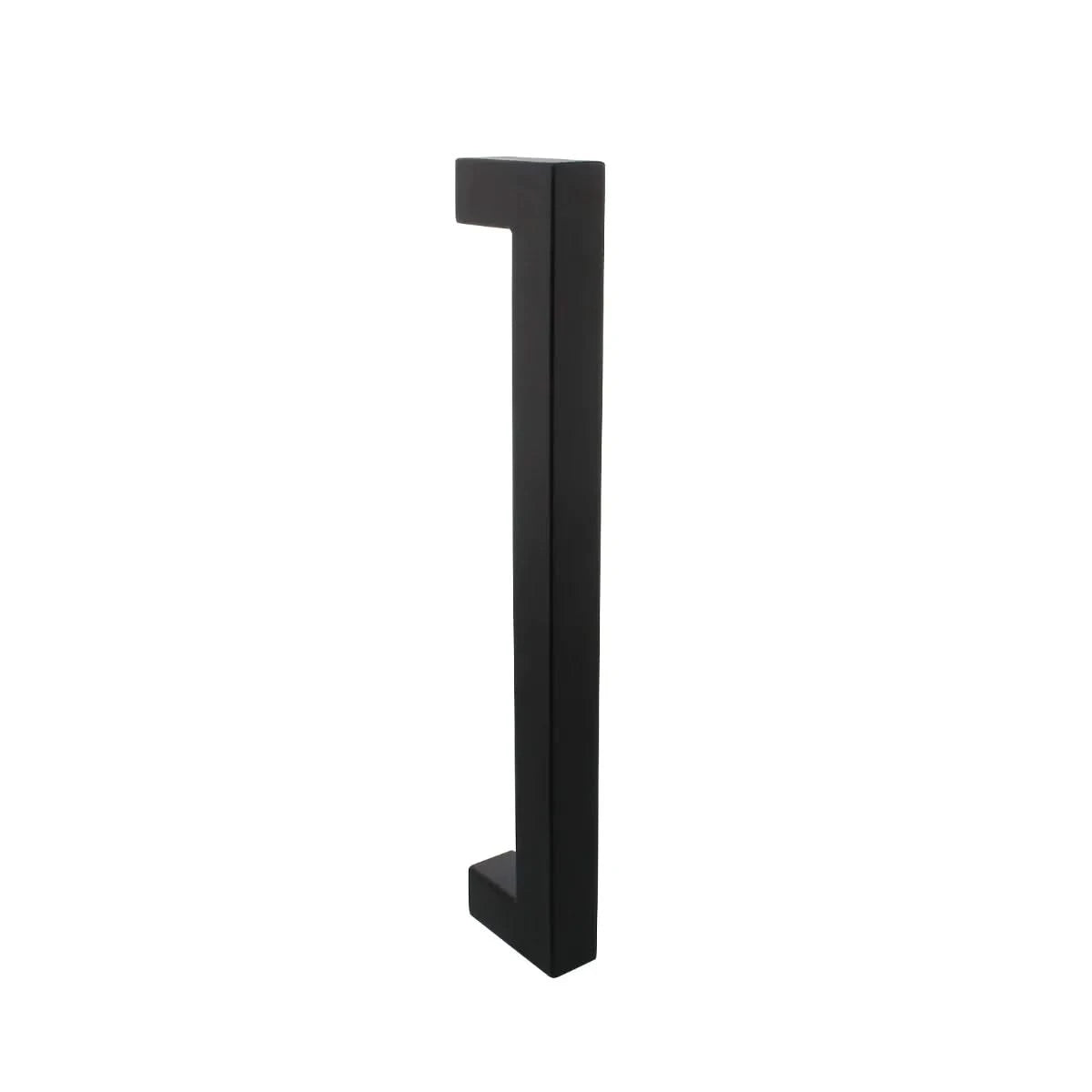 Intersteel deurgreep vierkant 325x60x25 mm mat zwart vooraanzicht
