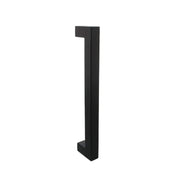 Intersteel deurgreep vierkant 325x60x25 mm mat zwart vooraanzicht