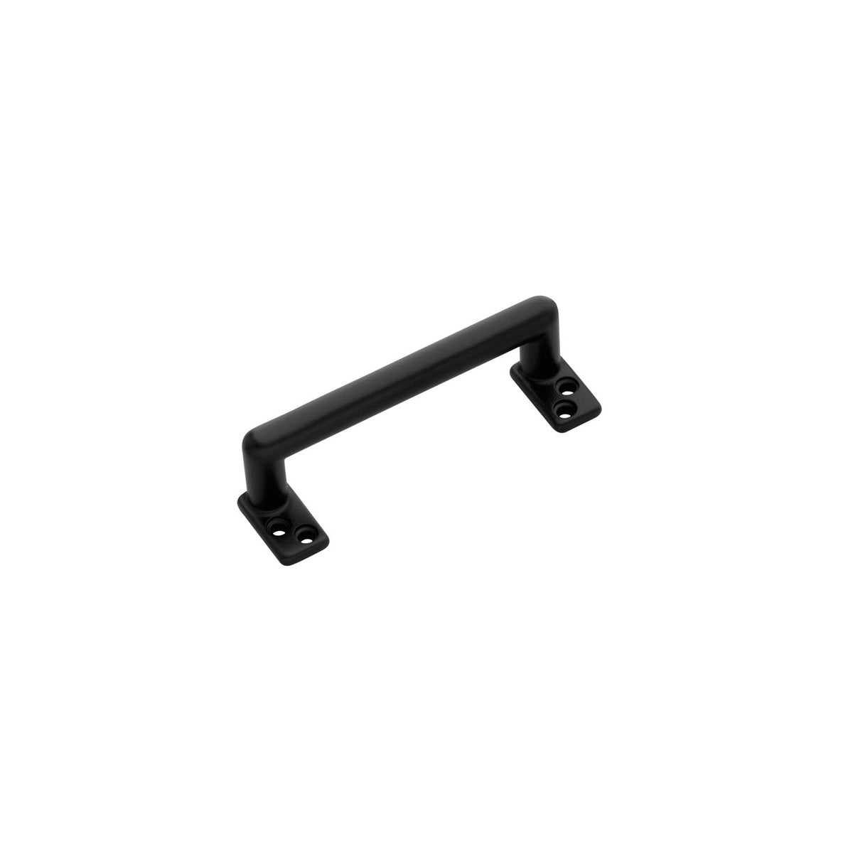 Intersteel meubelgreep 107 mm mat zwart vooraanzicht