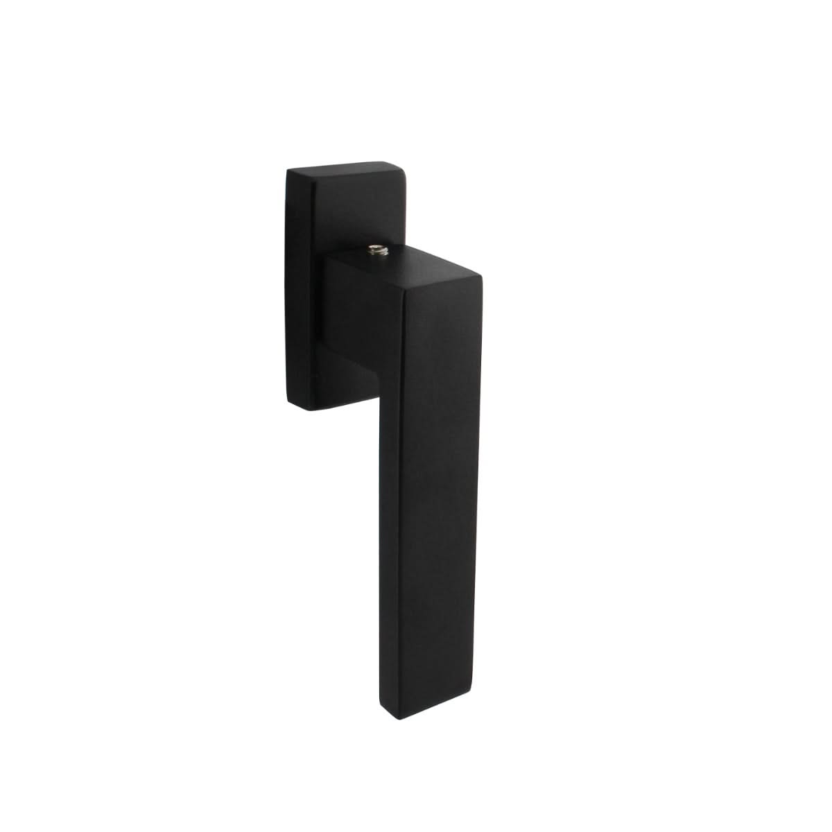 Intersteel raamkruk Amsterdam mat zwart vooraanzicht