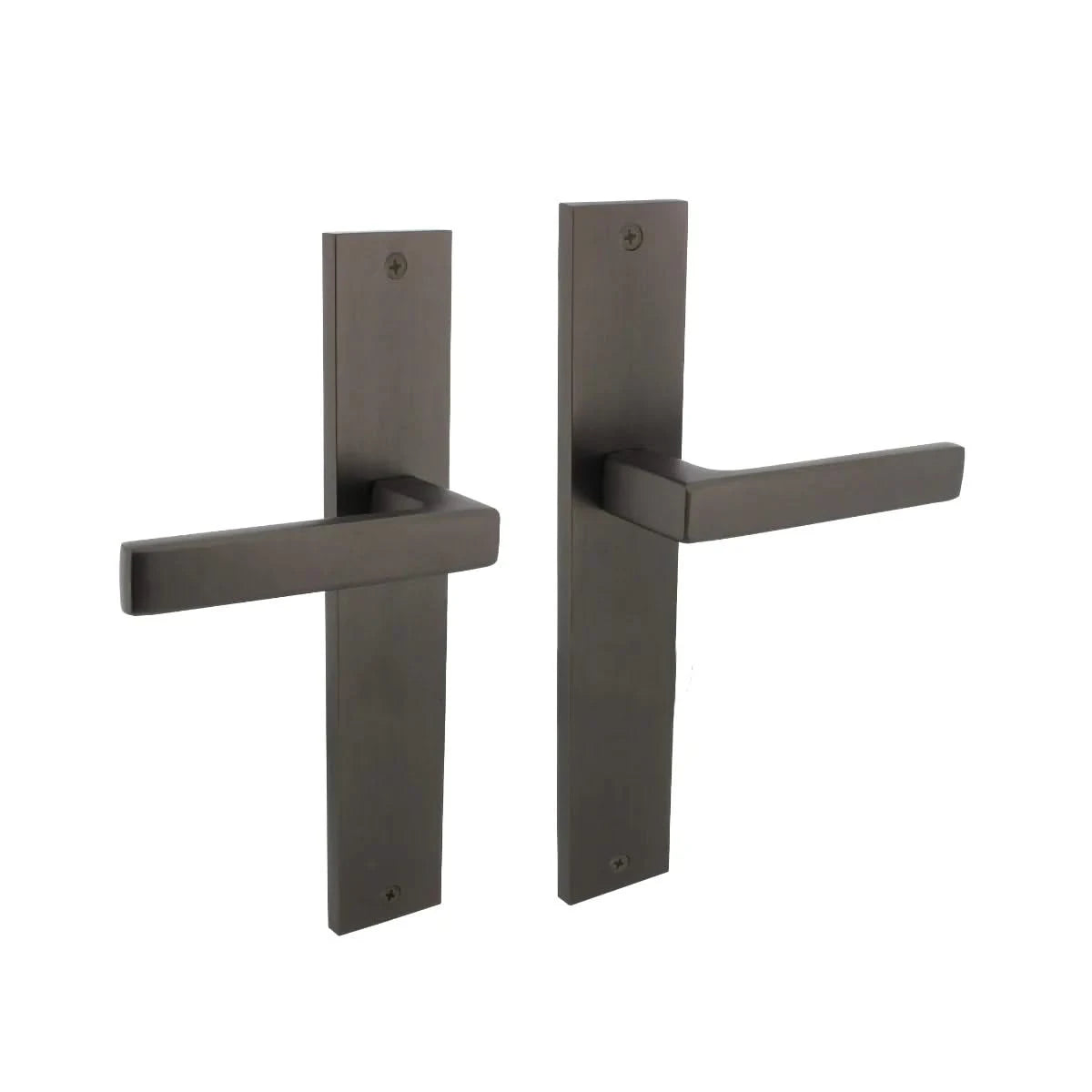 Intersteel deurkruk Hera op schild 245x45 mm antracietgrijs - vooraanzicht