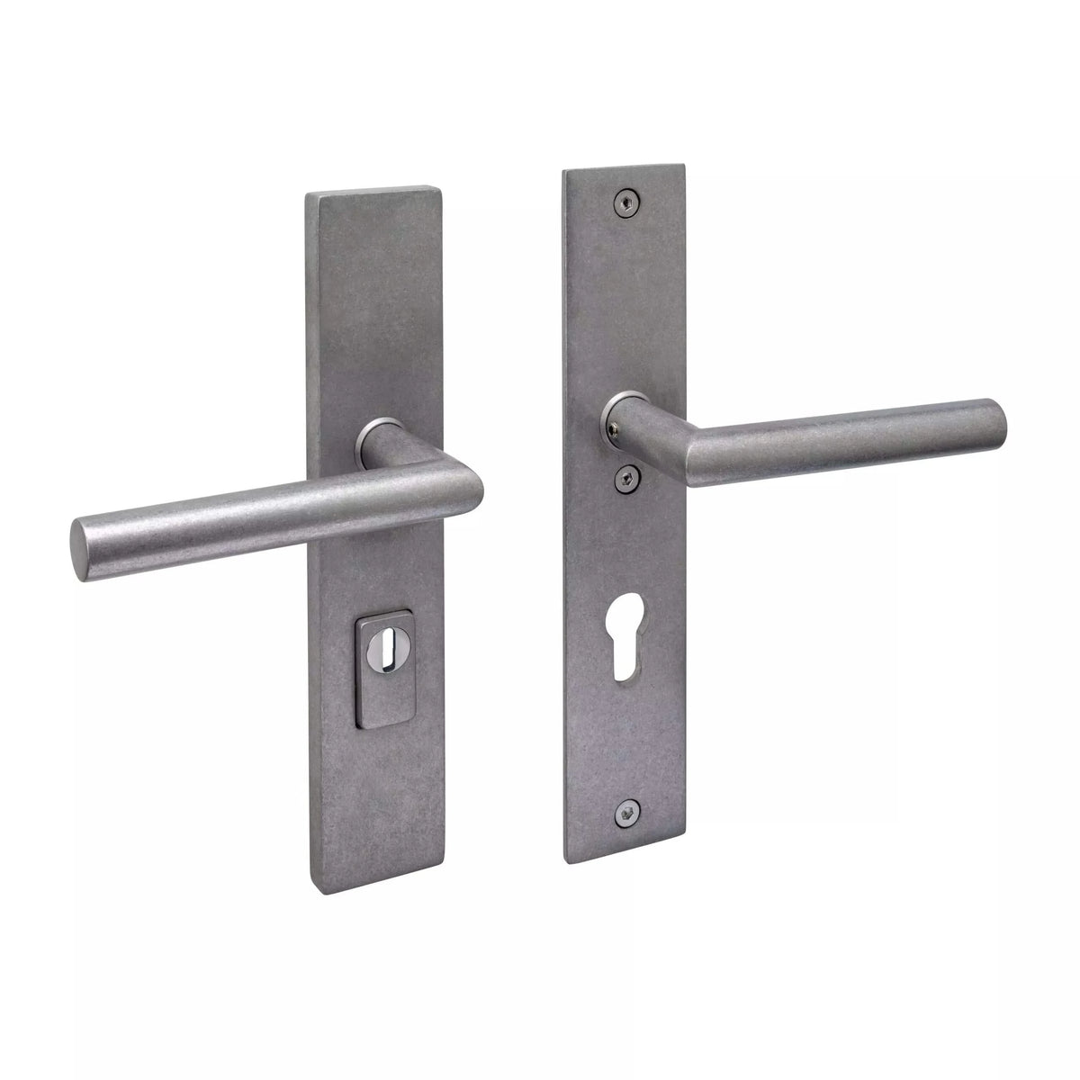 Intersteel SKG3 veiligheidsbeslag kruk/kruk Jura PC72 in RVS getrommeld, vooraanzicht