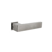 Intersteel deurkruk Amsterdam minimalistische rozet RVS geborsteld vooraanzicht
