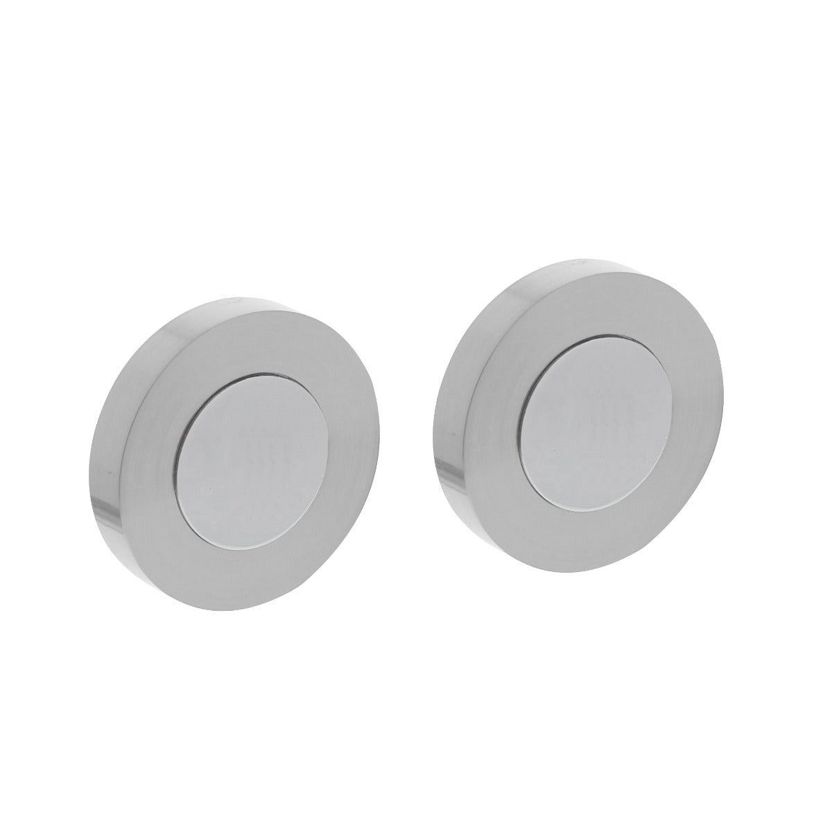 Intersteel Blindrosetten verdeckt ø53x10mm Edelstahl, Vorderansicht