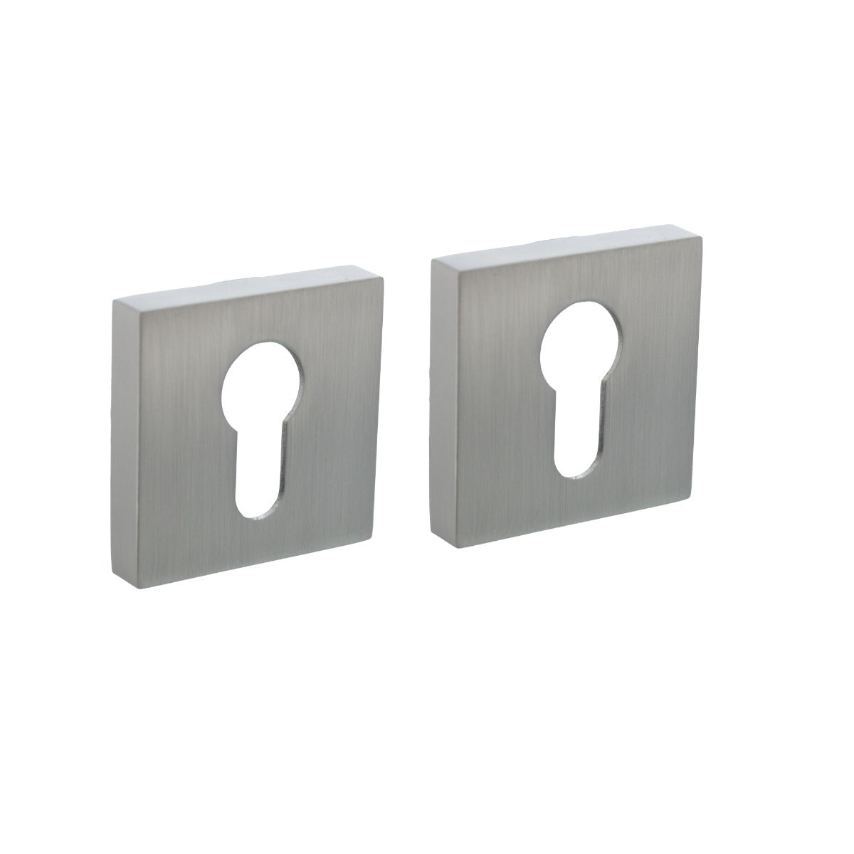 Intersteel Zylinderrosetten verdeckt 52x52 Edelstahl (Prolock)
