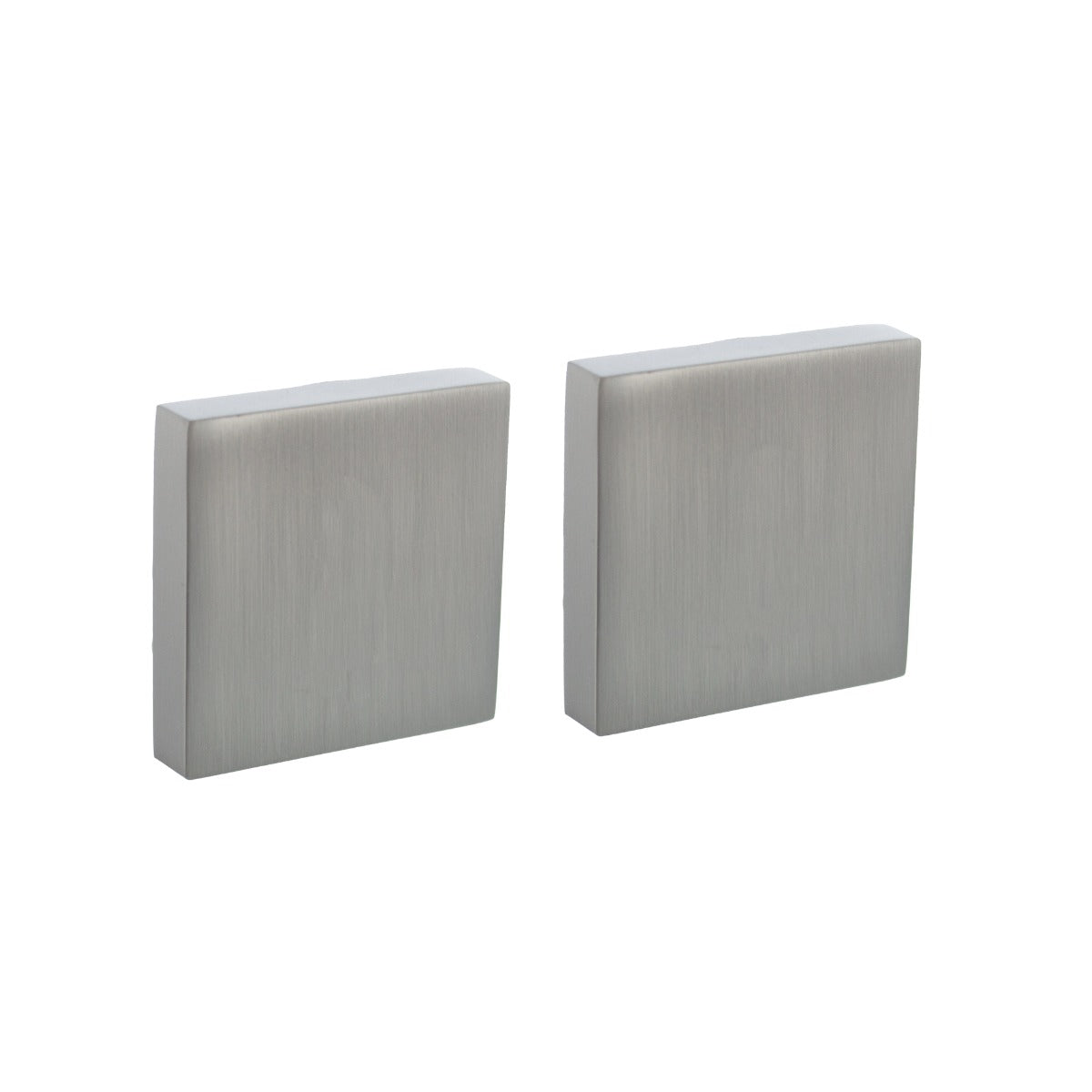 Intersteel Blindrosetten verdeckt 52x52x10mm Edelstahl, Vorderansicht