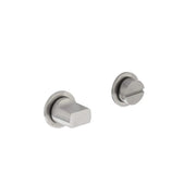 Intersteel WC-sluiting ronde rozet RVS geborsteld vooraanzicht
