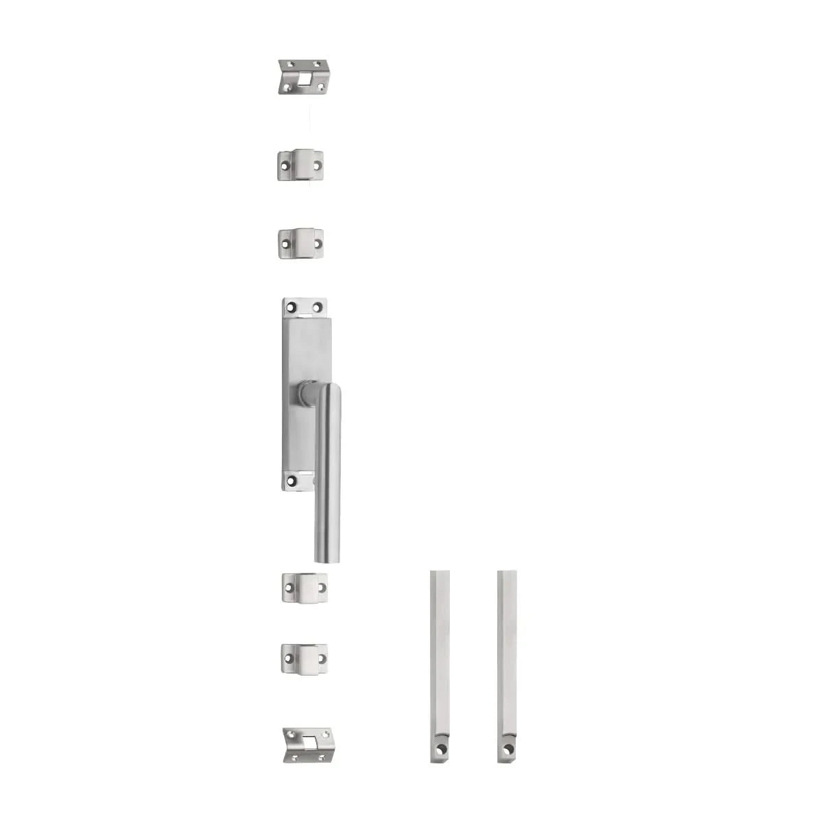 Intersteel kruk-espagnolet Hoek 90° rechts RVS geborsteld – vooraanzicht