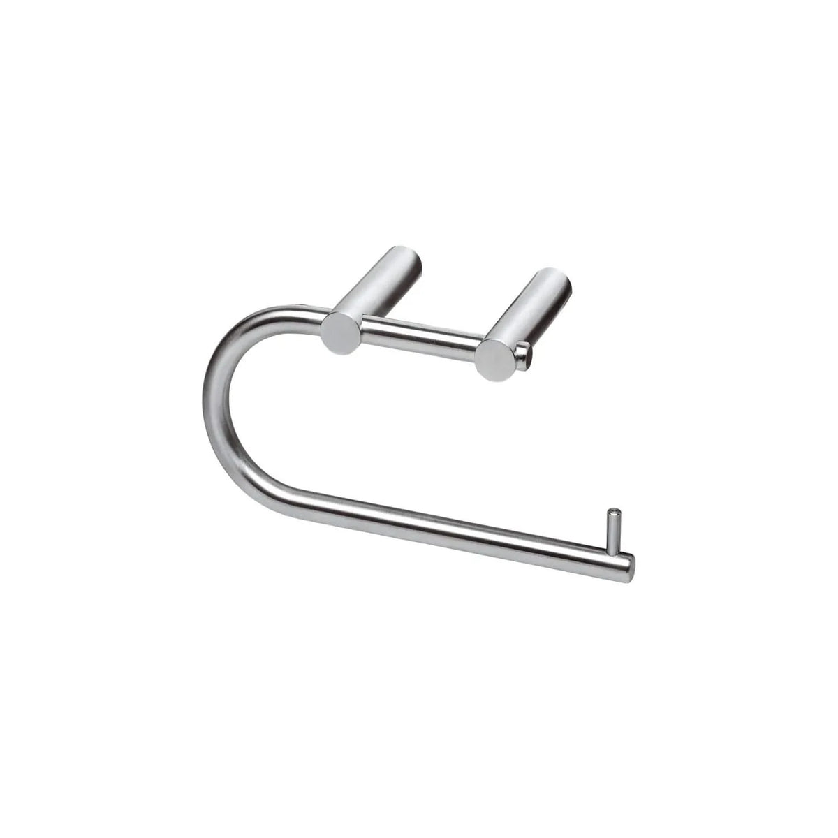 Intersteel wc-rolhouder met pin stop rvs geborsteld vooraanzicht