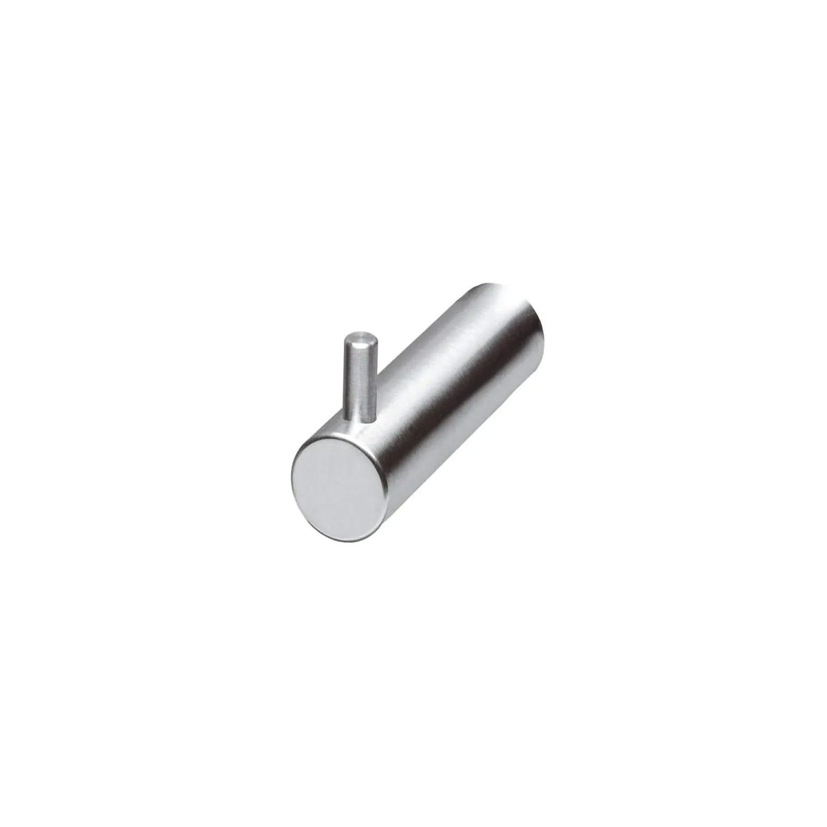 Intersteel handdoekhaakje enkel rvs geborsteld vooraanzicht