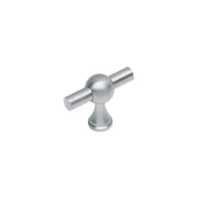 Intersteel meubelknop T-vorm rvs geborsteld vooraanzicht