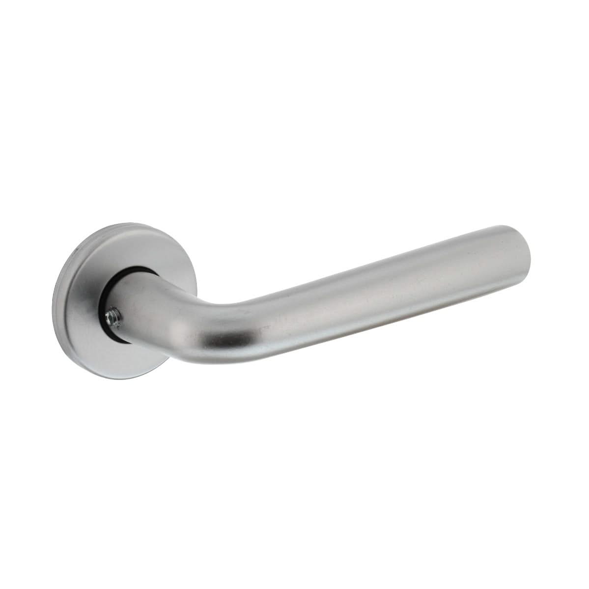 Intersteel deurkruk Conisch aluminium zilverkleurig – vooraanzicht