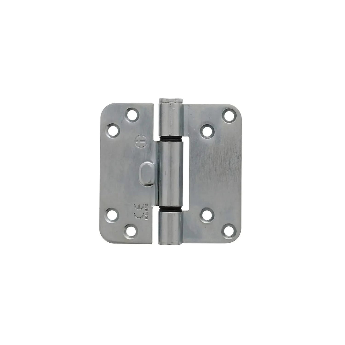 Intersteel glijlagerscharnier 89 x 89 x 3 mm DIN rechts/links verzinkt – vooraanzicht