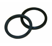 Intersteel platte halsring nylon zwart ø22,5 mm binnenmaat 18 mm, vooraanzicht