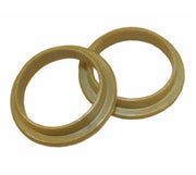 Intersteel halsring nylon bruin ø21 mm reductie 18-16 mm, vooraanzicht