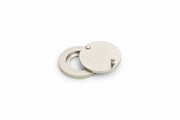 Dulimex luxe afsluitplaatje deurspion DRS 206B zamak zwart vooraanzicht