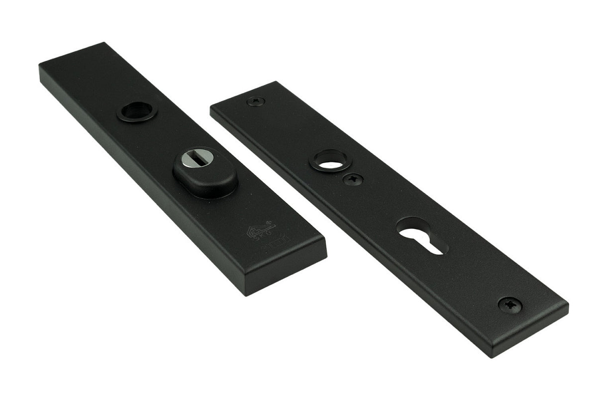 Dulimex veiligheidslangschild recht type 251/15 PC92 SKG*** zwart vooraanzicht