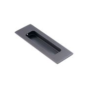 DX Muschelgriff eckig 120 x 40 mm in PVD Gun Metal von Dulimex