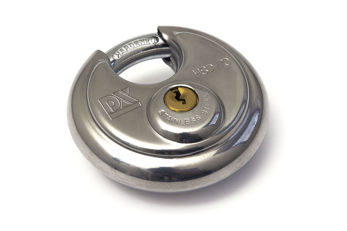 Dulimex discusslot 70 mm RVS sleutelnummer 706 – vooraanzicht