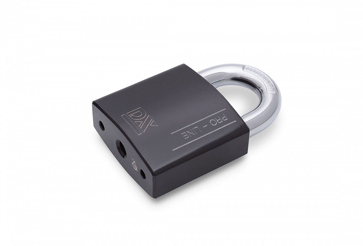 Dulimex hangslot DX PRO-line SKG** 60 mm open beugel zwart - vooraanzicht