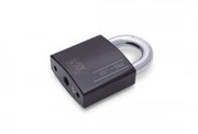 Dulimex hangslot DX PRO-line SKG** 70 mm open beugel zwart vooraanzicht