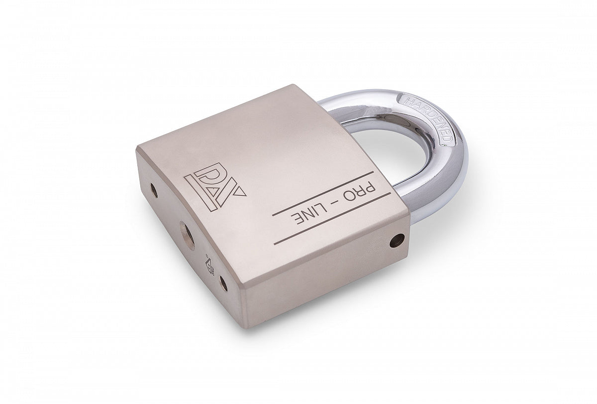 Dulimex hangslot DX PRO-line SKG** 60 mm open beugel zilver - vooraanzicht