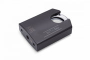 Dulimex DX PRO-line hangslot SKG* 50 mm met gesloten beugel in zwart, vooraanzicht