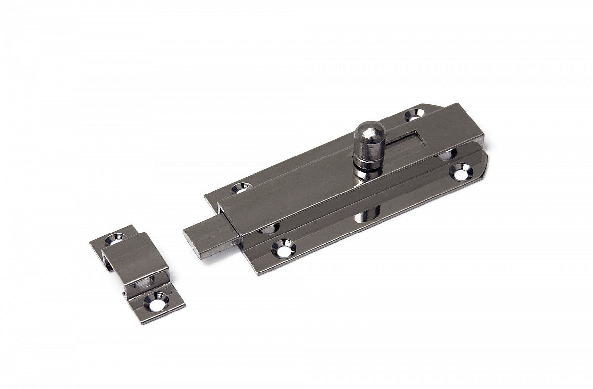 Dulimex profielschuif vlak 25x50 mm messing gepolijst – vooraanzicht