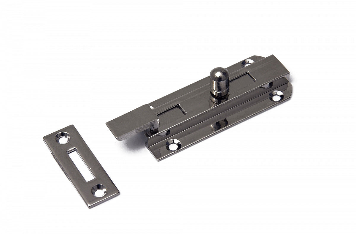 Dulimex profielschuif met bocht 25x40 mm messing gepolijst, productfoto vooraanzicht